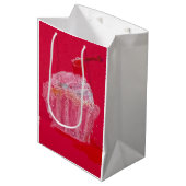 Cupcake with strawberry Frosting ミディアムペーパーバッグ (正面アングル)