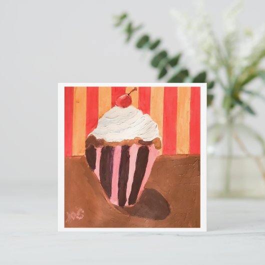 Cupcake with Vanilla Frosting カード (スタンド正面)