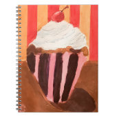 Cupcake with Vanilla Frosting ノートブック (正面)