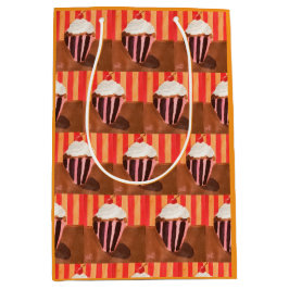 Cupcake with Vanilla Frosting ミディアムペーパーバッグ