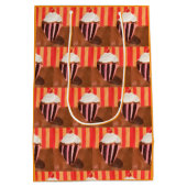 Cupcake with Vanilla Frosting ミディアムペーパーバッグ (裏面)