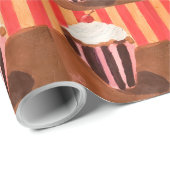 Cupcake with Vanilla Frosting ラッピングペーパー (ロールコーナー)