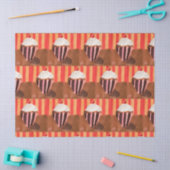 Cupcake with Vanilla Frosting 薄葉紙 (クラフト)