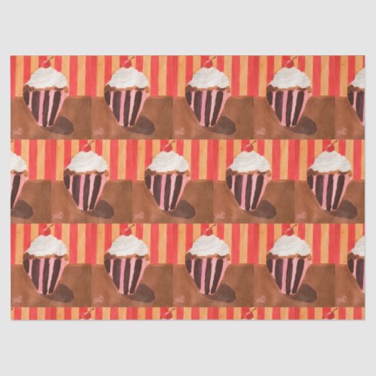 Cupcake with Vanilla Frosting 薄葉紙 (正面)