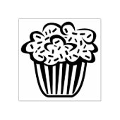 Cupcake Wooden Art Stamp For Crafts ラバースタンプ (インプリント)