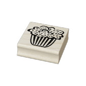 Cupcake Wooden Art Stamp For Crafts ラバースタンプ (スタンプ)