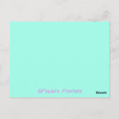 Cupcakesカラフルありがとう2 ポストカード (裏面)