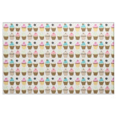 Cupcakesパタお洒落ーン ファブリック (ファットクウォーター)