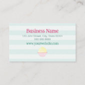 Cupcakesロイヤリティスタンプまたはパンチカー買ド- 9 Get 1 ロイヤリティカード (裏面)