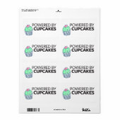 Cupcakes搭載 ラベル (フルシート)