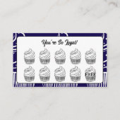 Cupcakes Bakery Coffee Shop Reward Point ロイヤリティカード (裏面)