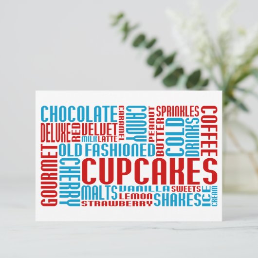 cupcakes chitChat 招待状 (スタンド正面)