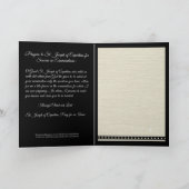 Cupertinoの挨拶状のセントジョーゼフ カード (内部)