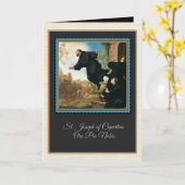 Cupertinoの挨拶状のセントジョーゼフ カード (黄色い花)