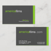 Cupertinoの灰色II 名刺 (正面/裏面)