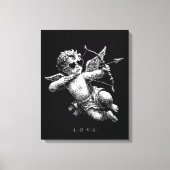 Cupi of Love B&W キャンバスプリント (正面)