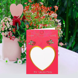 Cupidとハートフレーム写真カードの追加 シーズンカード