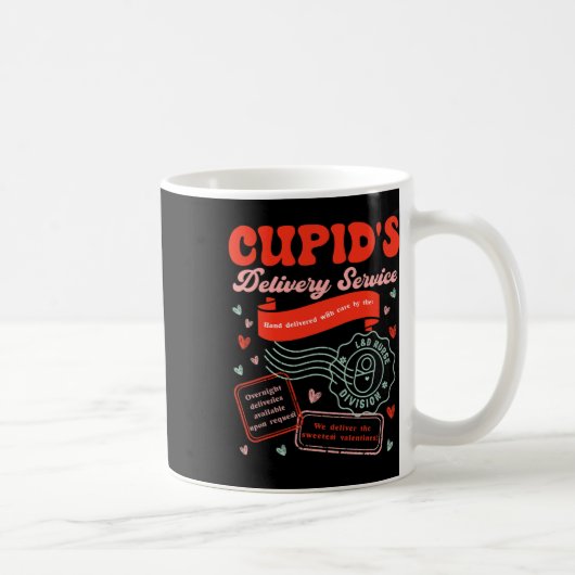 Cupidの配送サービスの労務および配送ナース コーヒーマグカップ (右)