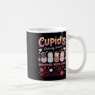 Cupidの配送サービスの労務および配送ナース コーヒーマグカップ