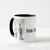 Cupidコン笑わされるボマグ マグカップ (正面左)