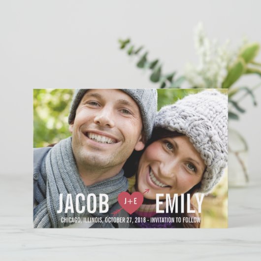 CUPID日付カードを保存 セーブザデート (スタンド正面)