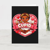 Cupid African American Valentine  カード (正面)