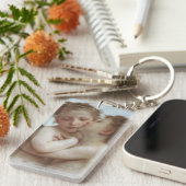 Cupid and Psyche as children - William Bouguereau キーホルダー (正面右)