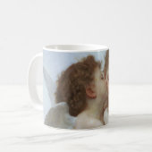 Cupid and Psyche as children - William Bouguereau コーヒーマグカップ (正面左)