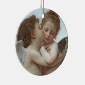 Cupid and Psyche as children - William Bouguereau セラミックオーナメント (右)