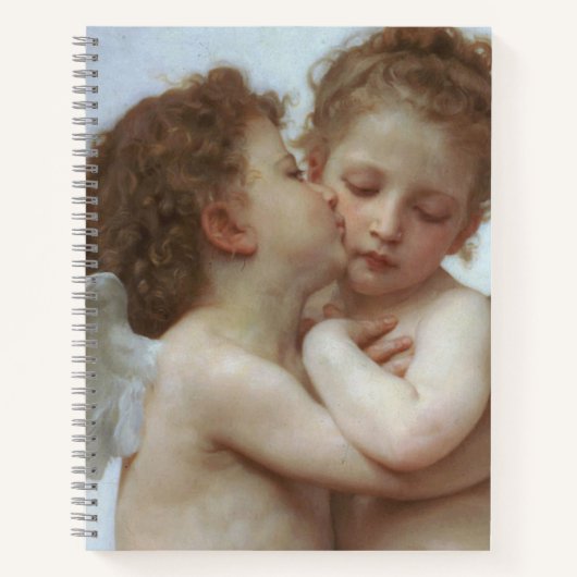 Cupid and Psyche as children - William Bouguereau ノートブック (正面)