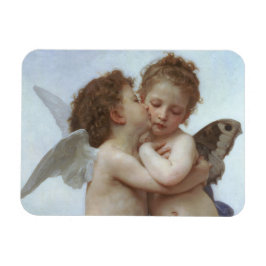 Cupid and Psyche as children - William Bouguereau マグネット