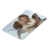 Cupid and Psyche as children - William Bouguereau マグネット (左側)