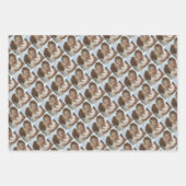 Cupid and Psyche as children - William Bouguereau ラッピングペーパーシート (正面3)