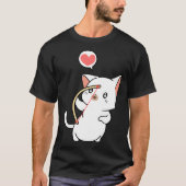 Cupid Cat Matching Couple Valentines Day Kitten Tシャツ (正面)