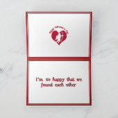 Cupid for Valentine's Day シーズンカード (内部)