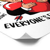 Cupid I Hired Him Tremendous Guy Best Arrows Trump ポスター (角)