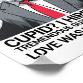 Cupid I Hired Him Tremendous Guy Best Arrows Trump ポスター (角)