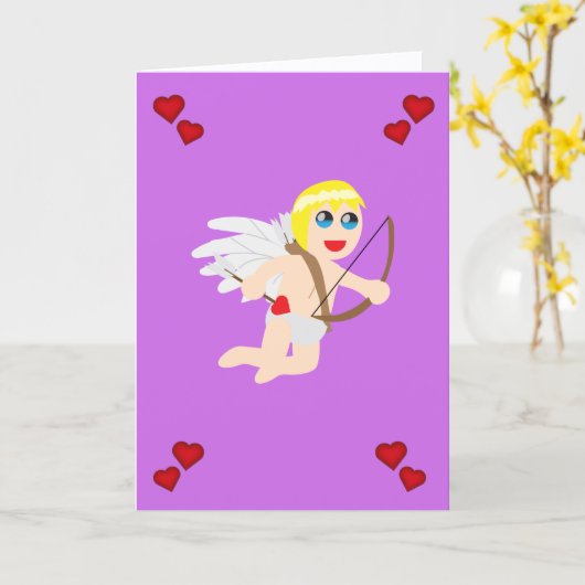 Cupid isn't Stupid, he has great taste カード (黄色い花)