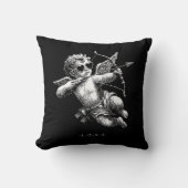 Cupid of Love B&W  クッション (正面)