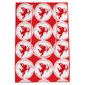 CUPID RED LOVE VALENTINE`S DAY ミディアムペーパーバッグ (裏面)