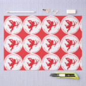 CUPID RED LOVE VALENTINE`S DAY 薄葉紙 (クラフト)