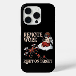 Cupid Remote Work, Valentine’s Day iPhone 15 Proケース