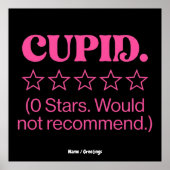 Cupid Review 0 Stars Would Not Recommend Funny  ポスター (正面)