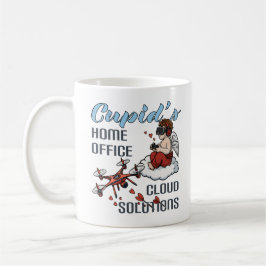 Cupid’s Home Office, Drone Valentine’s Day コーヒーマグカップ