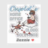 Cupid’s Home Office, Drone Valentine’s Day シール (シート)