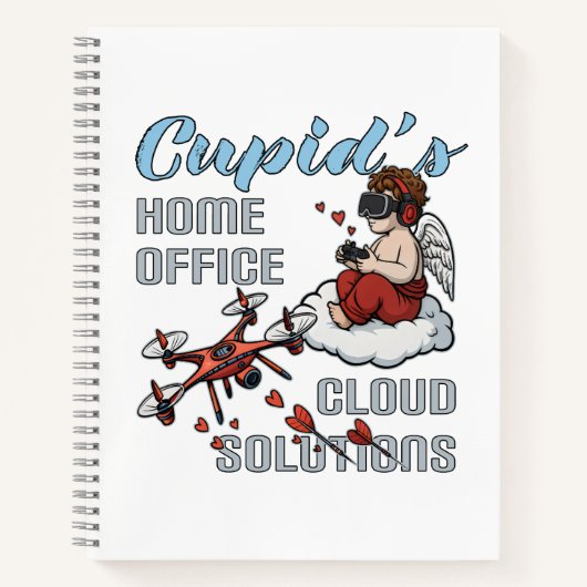 Cupid’s Home Office, Drone Valentine’s Day ノートブック (正面)