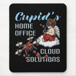 Cupid’s Home Office, Drone Valentine’s Day マウスパッド