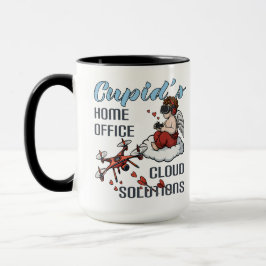 Cupid’s Home Office, Drone Valentine’s Day マグカップ