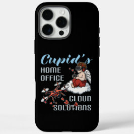 Cupid’s Home Office, Drone Valentine’s Day iPhone 16 Pro Maxケース