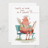 Cupid’s on break. Love, do it yourself. シーズンカード (正面/裏面)